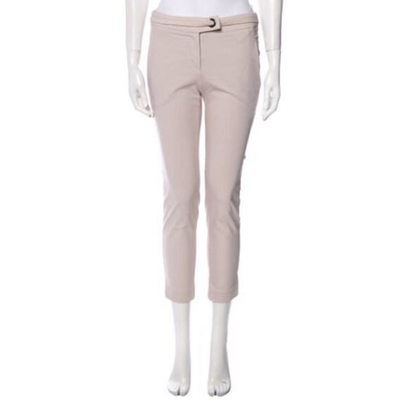 Brunello Cucinelli Stretch Skinny Cropped Trouser Pants - Size 4 - Picture 1 of 8